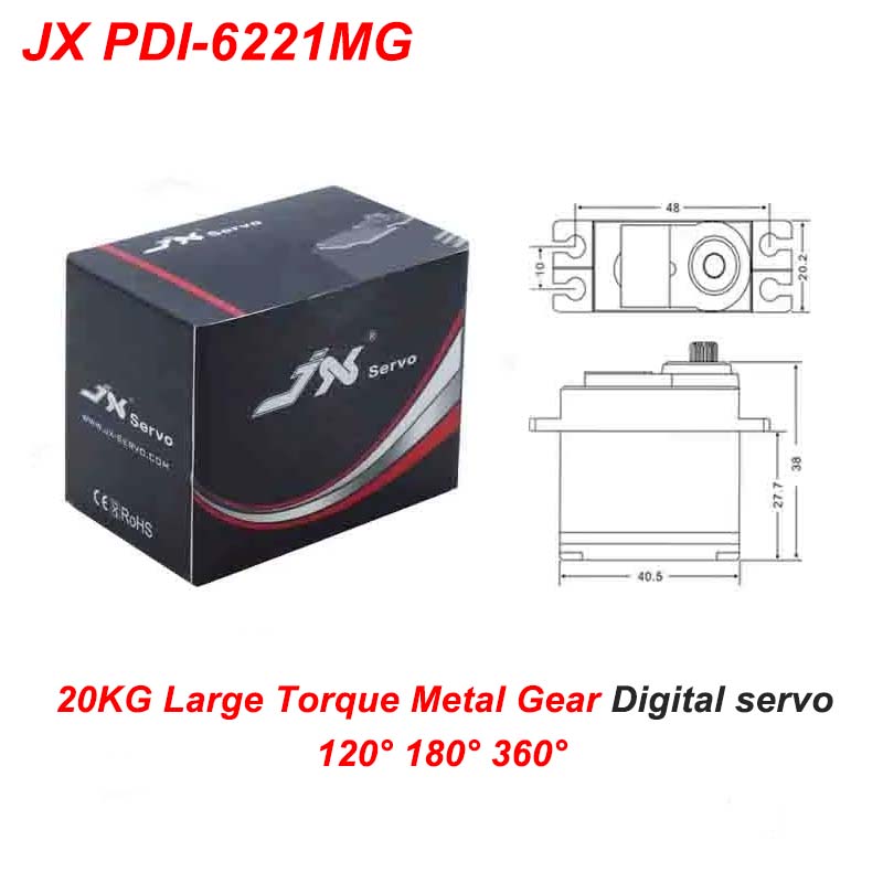 JX PDI-6221MG 20KG 대형 토크 메탈 기어 - Rc Helicopter Large 리뷰 및 가격