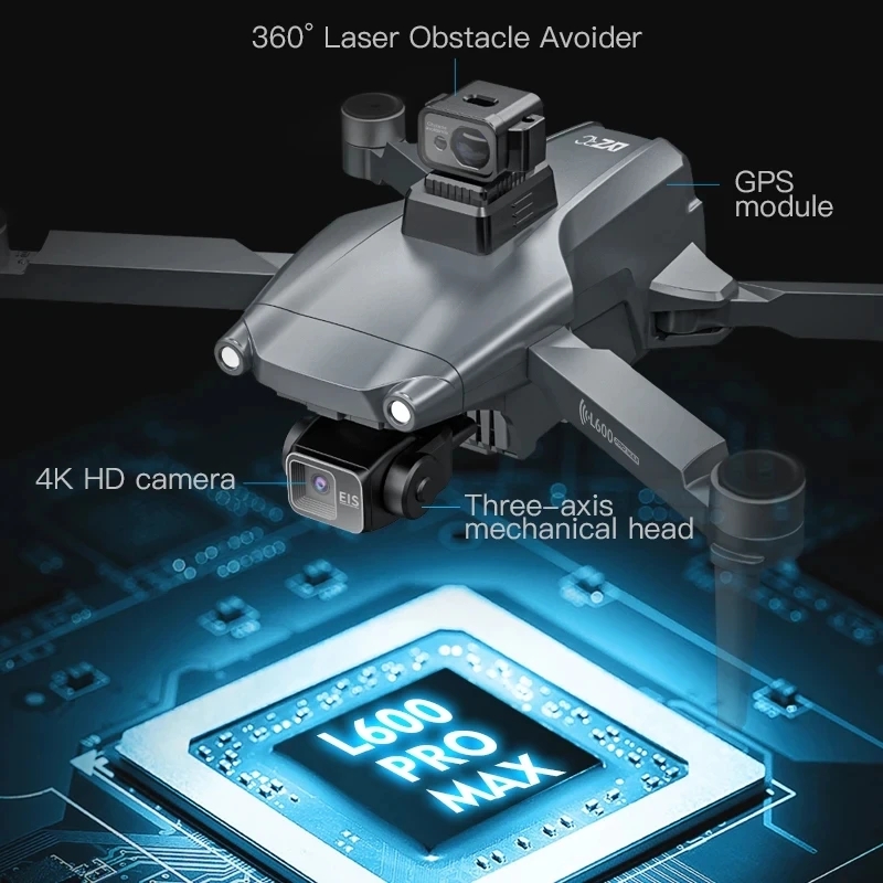 L600 PRO MAX GPS 드론 전문 4K 3축 P - Rc Helicopter Electric 리뷰 및 가격